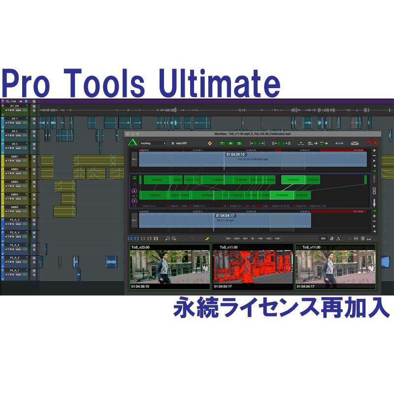 AVID Pro Tools Ultimate Perpetual Annual UPGRADE 永続ライセンス再加入 (2540-00484-00)(オンライン納品) DTM DAWソフト