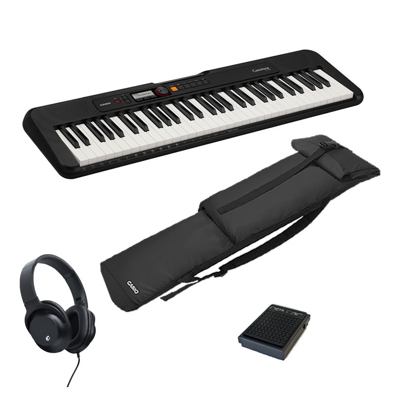 CASIO CT-S200BK[Casiotone] 【アクセサリーセットB】【次回6月上旬頃入荷見込み】 電子ピアノ・その他鍵盤楽器 ポータブルキーボード