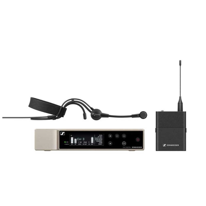 SENNHEISER EW-D ME3 SET (T12)ヘッドマイクセット (ME 3付属)(ゼンハイザー)(ワイヤレスマイク) レコーディング マイク