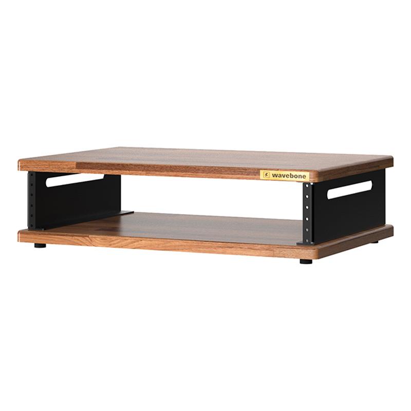 Wavebone Stella Portable Rack Case-2U Walnut (ウェーブボーン)(ラックケース)(19インチ)(2U) レコーディング レコーディング周辺機器