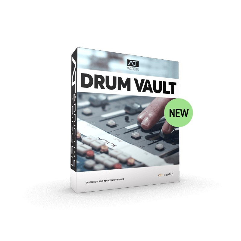 xlnaudio Drum Vault (Addictive Trigger 専用ドラム拡張キット)(代引不可)(オンライン納品) DTM ソフトウェア音源