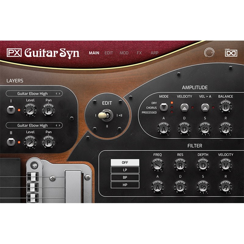 UVI PX Guitar Syn(代引不可)(オンライン納品) DTM ソフトウェア音源 10,031円