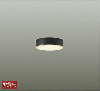 照明 おしゃれ かわいい 大光電機 DAIKO 小型シーリングライト DCL-40729Y 黒塗装 厚み：32mm 直付けタイプ LED（電球色） 白熱灯60W相当