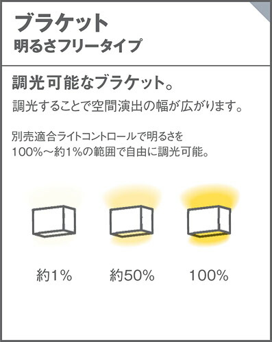 ライコン パナソニック LEDブラケットライト 60形電球相当 電球色