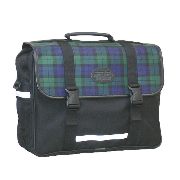 楽天市場 3way 横型 通学カバン 中学生 高校生 男子 女子 送料無料 ダイワホーサン B 4ナイロン チェック ブラック ネイビー 丈夫 日本製 ダイワホーサン