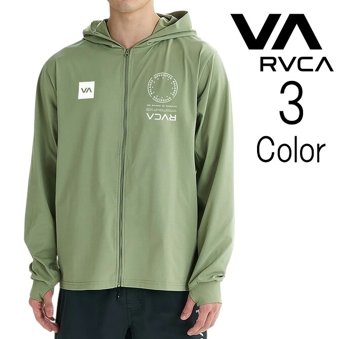 ルーカ Rvca ルカ メンズ　VA MARK REFLECTIVE SFHD 水陸両用 長袖 ラッシュガード パーカー サーフフーディ bf04a850