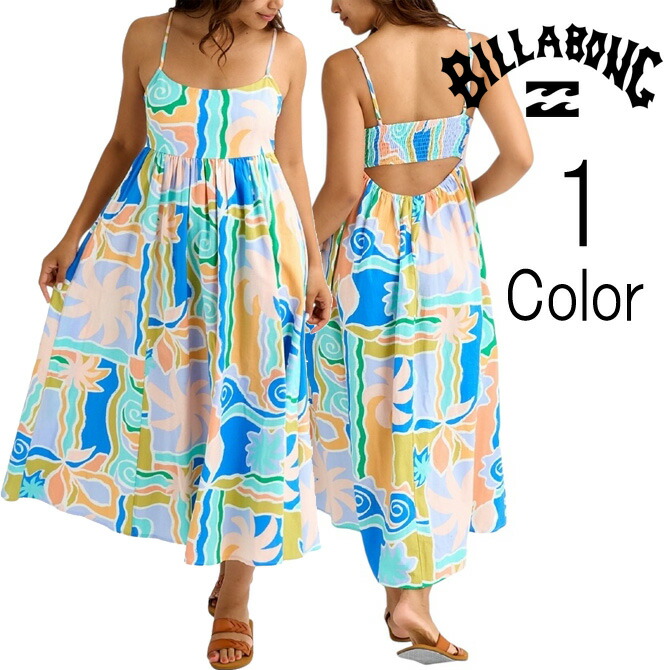 散らし広告ボン Billabong レディース ISLAND LIFE midi DRESS 衣装 bg013379