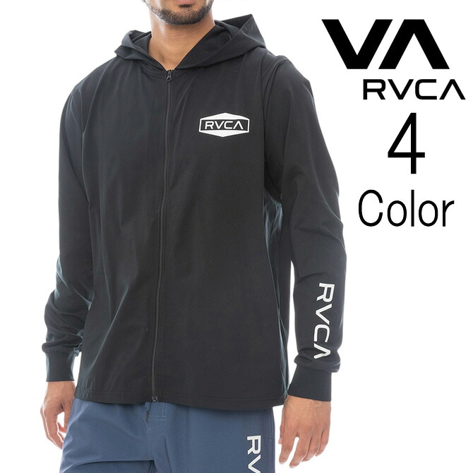 ルーカ Rvca ルカ メンズ　ILL RVCA HEX BOX SFHD 水陸両用 長袖 ラッシュガード パーカー サーフフーディ bf041875｜DLIGHT by the Sea（バイザシー）