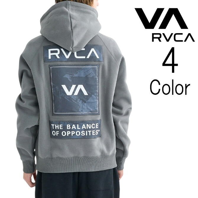 ルーカ Rvca ルカ メンズ THREE BOX RVCA HOODIE プルオーバー パーカー bf042011|DLIGHT by the Sea(バイザシー)