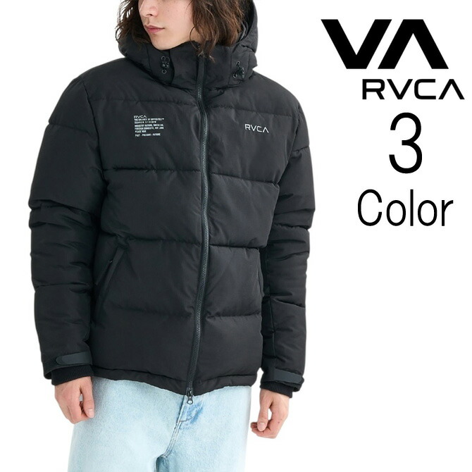 ルーカ Rvca ルカ メンズ BACK PRINT PUFFER JACKET 中綿 上衣 bf042760