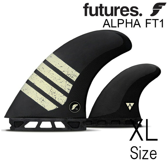 フューチャー フィン アルファ エフティー1 ツインプラスワン モデル 2+1 ツイン キール / Futures Fin Alpha FT1 Twin+1｜DLIGHT by the Sea（バイザシー） 10,164円