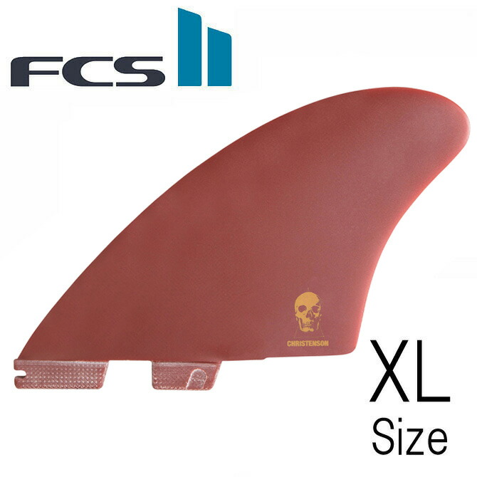 楽天市場】FCS2 CHRISTENSON PG KEEL FIN M-L Blood Red FCS II