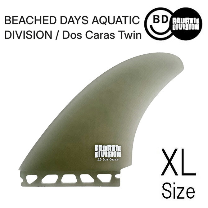 ビーチドデイズ アクアティックディビジョン ドス カラス ツイン モデル サーフボード フィン / BeachedDays Aquatic Division Dos Caras Twin Model TwinFin