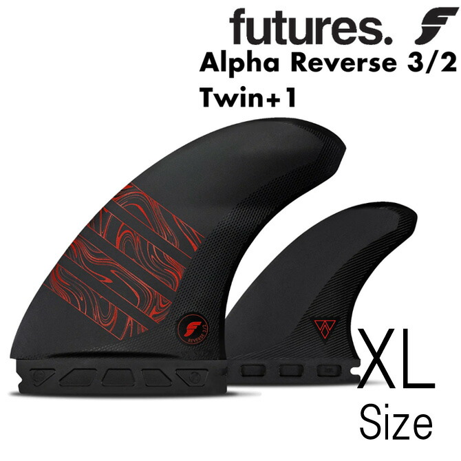Futures AM Twin fin 2+1 alpha AMツウィンフィン フューチャー フィン エーエムティー ツインプラスワン モデル 2