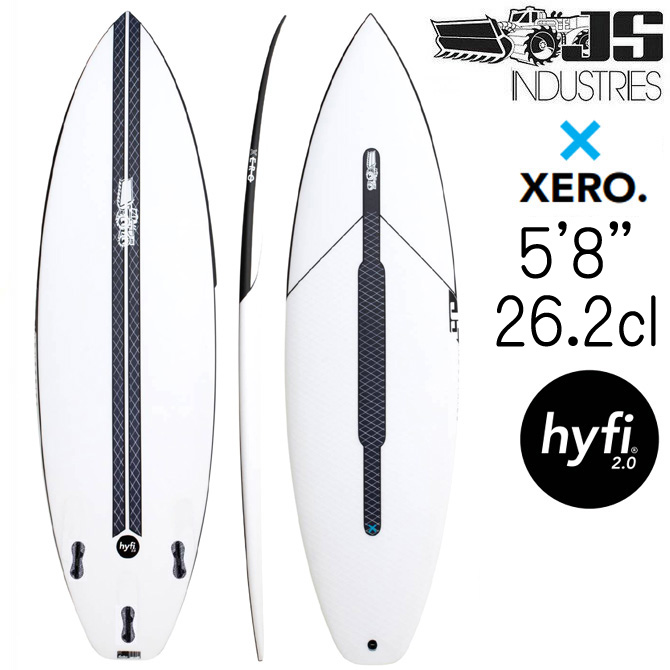 JS XERO HYFI EPS 5'7 サーフボード 25l