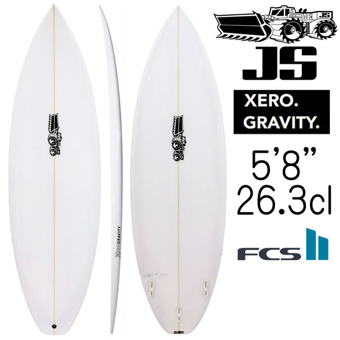 JS サーフボード ゼロ グラビティ モデル 58\"×18 3/4\"×2 5/16\" 26.3L / JS Industries Xero Gravity Model