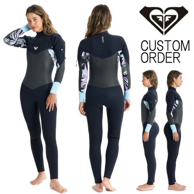 ROXY ロキシー　ウエットスーツ　セミドライ　キッズ　ガールズ　フルスーツ ROXY 25-26 ロキシー セミドライ ガール ウエットスーツ ロング