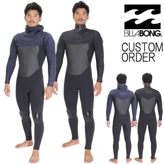 Billabong セミドライ　ブラック　ブルー　頂　フルオーダー Billabong セミドライ ブラック ブルー 頂 フルオーダー Billabong