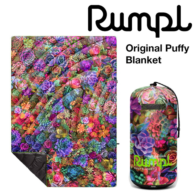 ランプル Rumpl アウトドアブランケット ORIGINAL PUFFY - PSYCHEDELIC SUCCULENTS