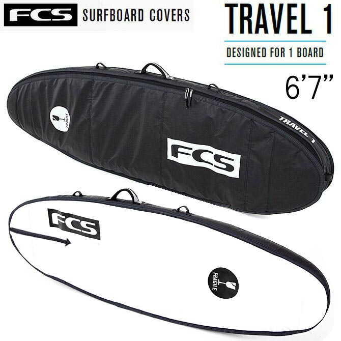 エフシーエス 気違いゲーム盤 捉え所の無い入れもの サーフボードケース 6\u00277\" / FCS  SurfBoards HardCase FunBoard Travel Series  Travel1 200.7糎"