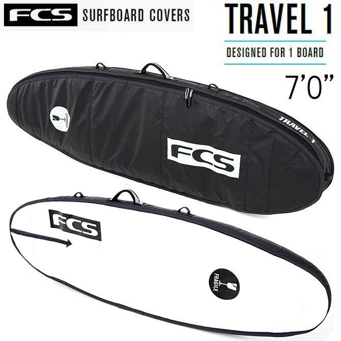 エフシーエス 気違いゲーム盤 捉え所の無い入れもの サーフボードケース 7\u00270\" / FCS  SurfBoards HardCase FunBoard Travel Series  Travel1 213.3糎"