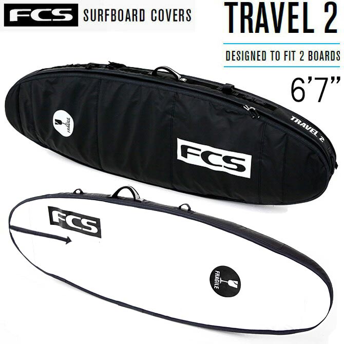 エフシーエス 気違いゲーム盤 捉え所の無い入れもの サーフボードケース 6\u00277\" / FCS  SurfBoards HardCase FunBoard Travel Series  Travel2 200.7糎"