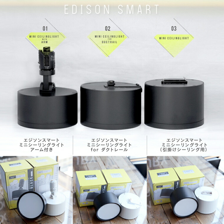 通常7,810円⇒6,990円】エジソンスマート ミニ シーリングライト