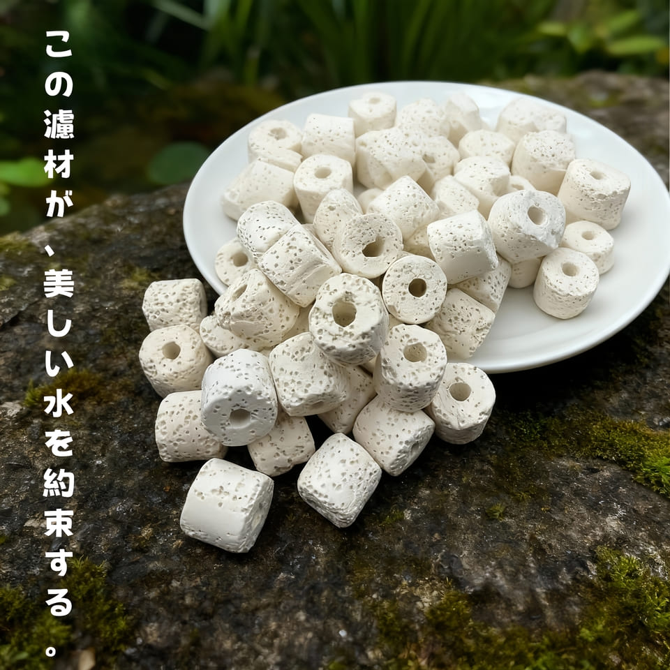 【楽天市場】セラミックリングろ材 ろ過材 水槽用 観賞魚 濾過材料 水族館フィルター用 アクアリウム ろ材 淡水と海水に適用 消臭ろ材入れ ...