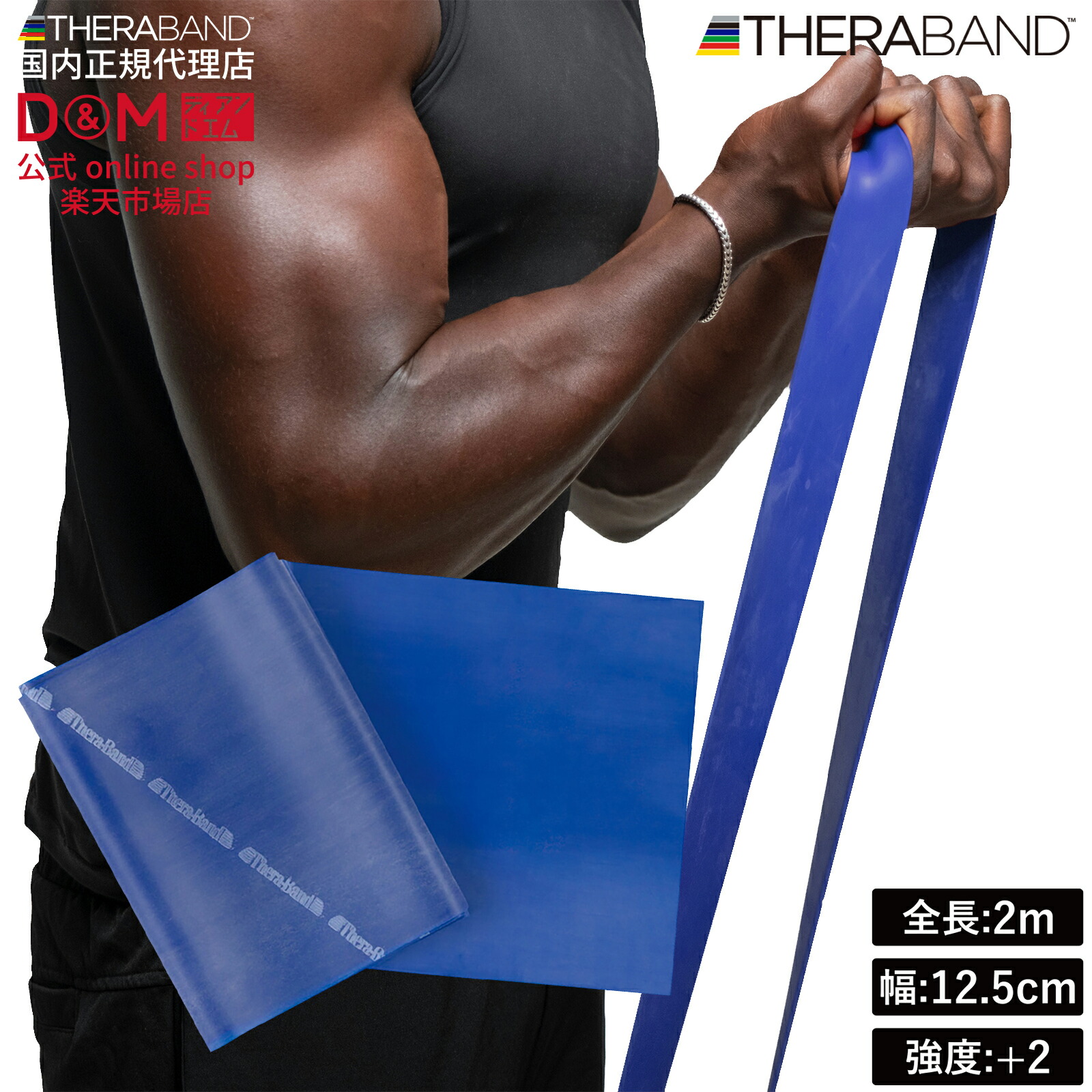セラバンド 確認用 楽天市場】セラバンド トレーニングバンド 2m 強度レベル+2 ブルー 青