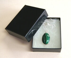 楽天市場】マラカイト(孔雀石)ネックレス(リーフ) ワンタッチタイプ