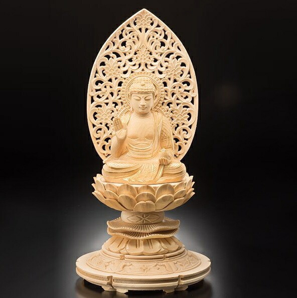 楽天市場】檜彫り 薬師如来坐像 仏像 - 葉偉混作、化粧箱入り : 仏像