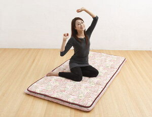 【直送品】【代引き不可】磁気マット 爽やか 花柄 敷布団 安眠グッズ 健康グッズ 敷ふとん 安眠グッズ 敷き布団 布団 寝具 磁気マット 睡眠マット フェライト 磁石 マット フェライト磁石 誕生日 バースデー プレゼント ギフト 贈り物 お祝い 贈答品 グッズ おすすめ 人気