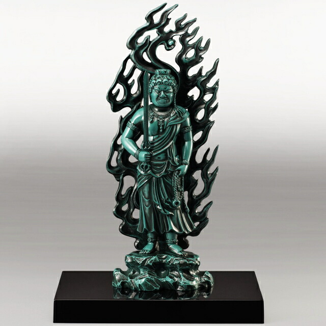 不動明王様　魔除け　厄よけ　幸せ　守護　彫り物お守り 楽天市場】仏像 不動明王 高岡銅器 魔除け 厄除け 開運 置物 御