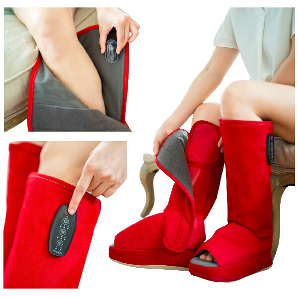 楽天市場】【特典あり】EMSストレッチブーツ リフレキュット[足