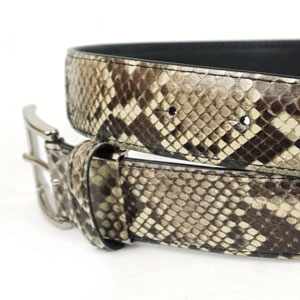 楽天市場】【直送品】【代引き不可】錦ヘビ35mm幅ベルト ピン メンズ