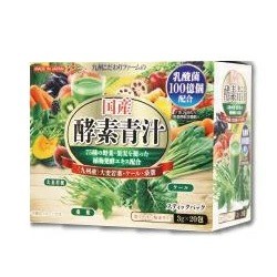 国産酵素青汁 60g(3g×20包)×10個セット 青汁 健康ドリンク 健康飲料 酵素青汁 粉末 パウダー 酵素 大麦若葉 ケール 桑葉 食物繊維 野菜 果実 植物発酵 乳酸菌 九州産 日本製 国産 健康食品 おすすめ 人気 通販 販売