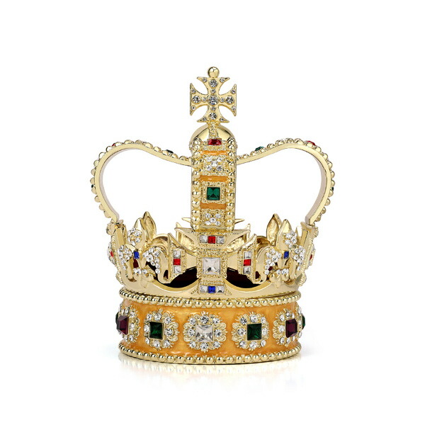 王冠型アクセサリーケース　リングケース　ジュエリーケース　置物　オブジェ リングケース アクセサリーケース王冠型 コレクションケース