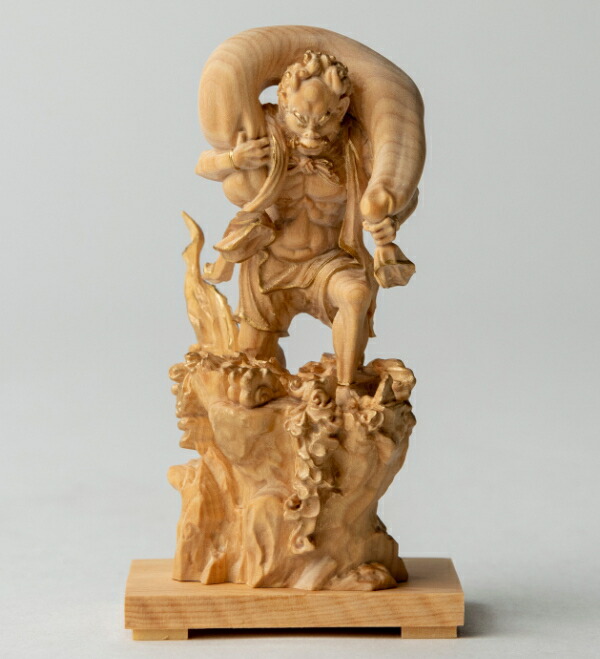 仏像 木彫 極小 楽天市場】【特典あり】極小仏 風神[風神像 神様 仏像 木製 木彫り