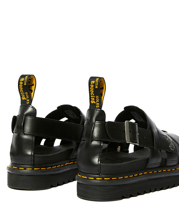 楽天市場 ドクターマーチン Zebrilus Terry Strap Sandal Black Dr Martens テリー ストラップ レザー サンダル フィッシャーマン メンズ レディース ブラック ドクターマーチンショップｄｍｓ