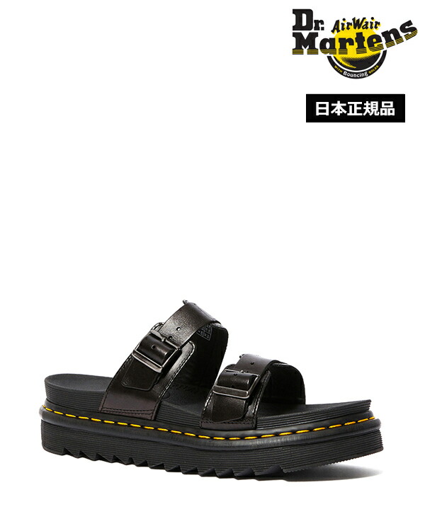 楽天市場 公式 ドクターマーチン サンダル 初回交換送料無料 Myles Slide Sandal Black Zebrilus Dr Martens マイルス スライド レザー メンズ レディース ドクターマーチンショップｄｍｓ