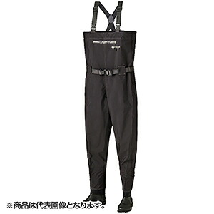 【当店限定P2倍確定】双進(SOSHIN) RBB リバレイ サーフウェーダー LL ブラック 7618 ウェイダー ウェダー ウエダー 胴長 防水