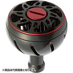 DAIWA SLP WORKS(ダイワSLPワークス) アルミラウンドノブ M ブラック カスタムパーツ 純正