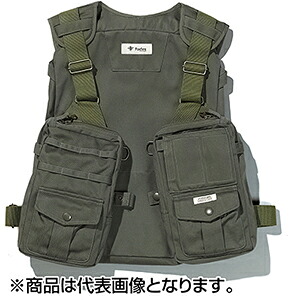 Foxfire(フォックスファイヤー) バーチカルタックルベスト(Men's) フリー オリーブ 6210269