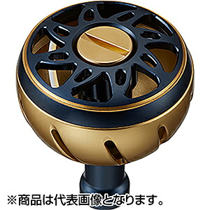 【当店限定P2倍確定】ダイワSLPワークス(DAIWA SLP WORKS) アルミラウンドノブ M ネイビー・ゴールド