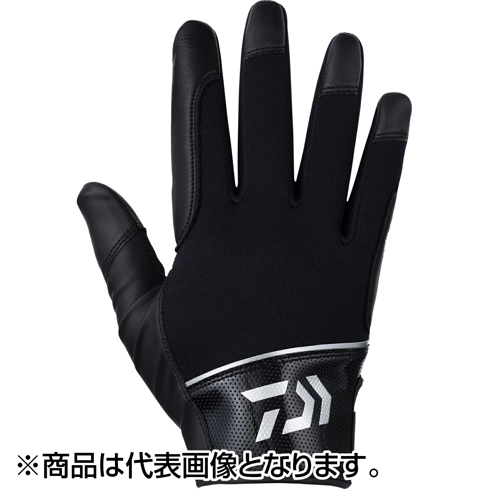 【当店限定P2倍確定】ダイワ(DAIWA) オフショア 防寒グローブ L ブラックシルバー DG-7223W