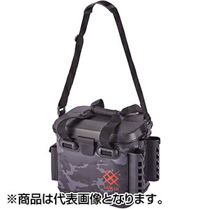 浜田商会 EVAライトゲームバッグ（ロッドスタンド付) 33cm ブラックカモフラ AEK532