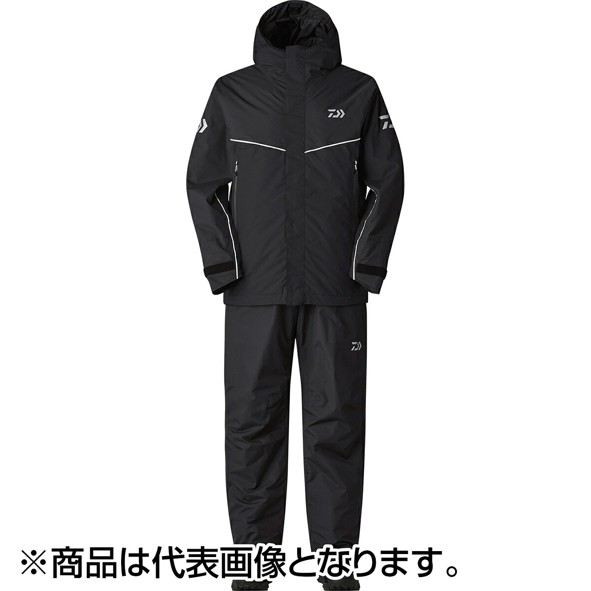 ダイワ(DAIWA) DW-3425 RAINMAX ハイロフトウインタースーツ 2XL ブラック｜dn　e-shop