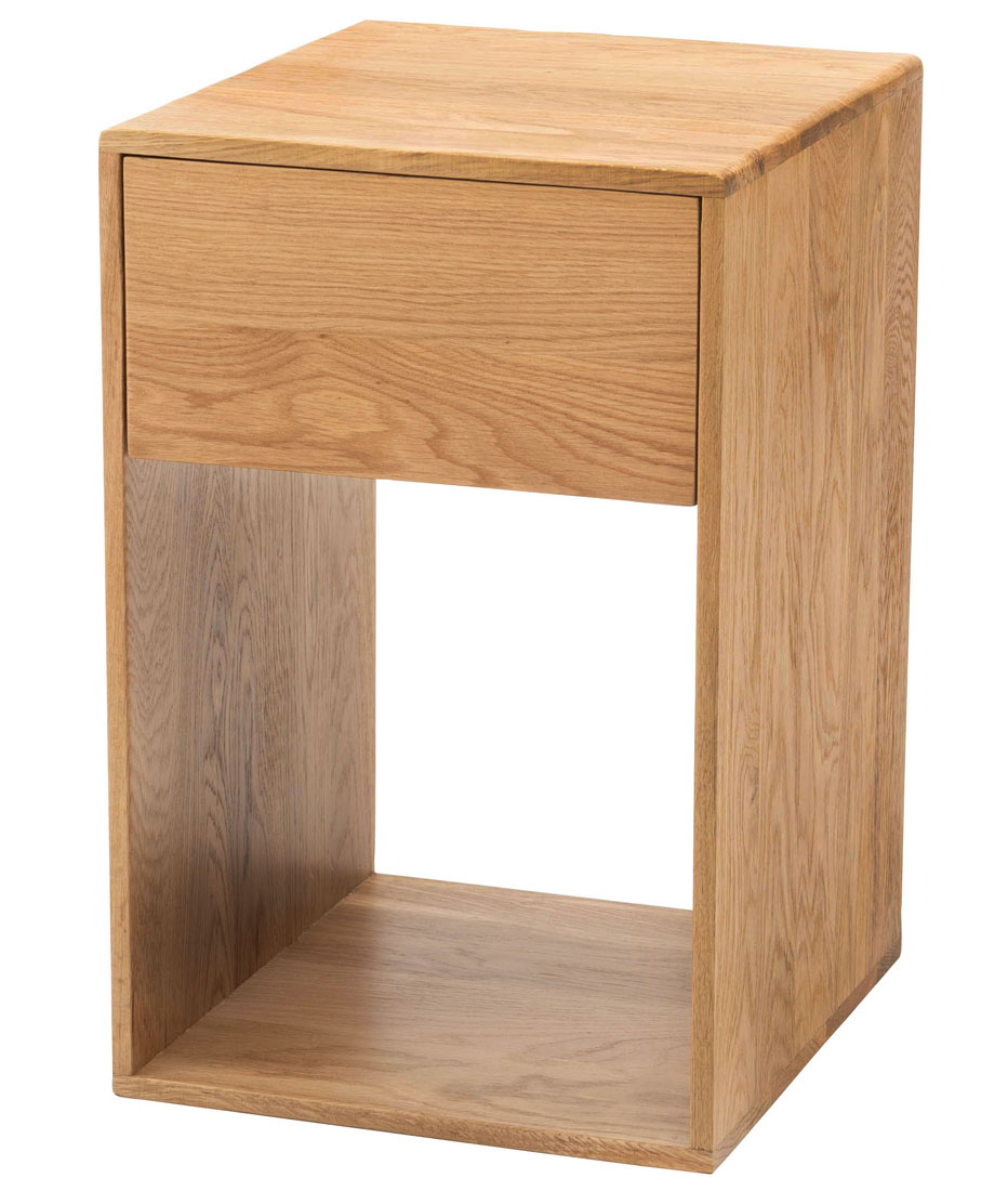 楽天市場】AZUMAYA(東谷) ナイトテーブル 木製 引出し ブラック｜GT