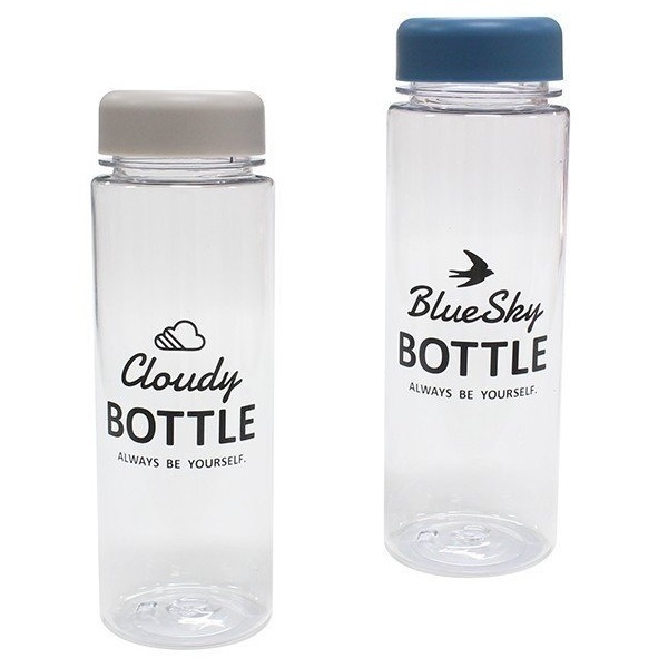 ドリンクボトル500ml（クラウディ・ブルースカイ）　240個セット　　<BR><BR>アウトドア キャンプ 行楽 ドリンクボトル レジャー