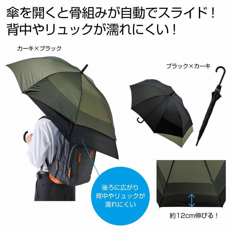 バックプロテクトジャンプ傘 ★36個書き割り  傘 ワンタッチ飛び降りる傘 飛び降りる傘 カサ 長傘 コウモリ傘 かさ コウモリ傘 亭主もち 成人男性 亭主もち 成人男性